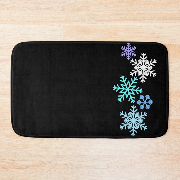 Item preview, One-side Blue White Cyan Fantasy Dancing Snowflakes Shapes Mania designed and sold by Shapes-Mania.