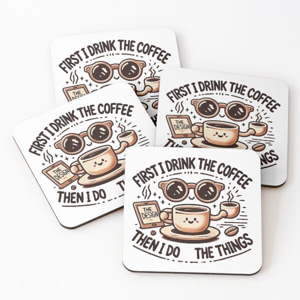 Item preview, FIRST I DRINK THE COFFE THEN I DO THE THINGS, newlook-tshirt designed and sold by idizayilstore.