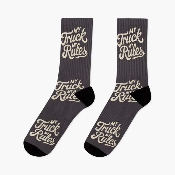 Item preview, My Truck My Rules Funny Trucker Vintage Style designed and sold by Anniko Art Studio.