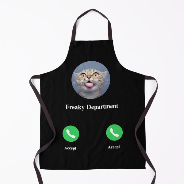 Item preview, Freaky Department calling meme cat designed and sold by MilkyForest.
