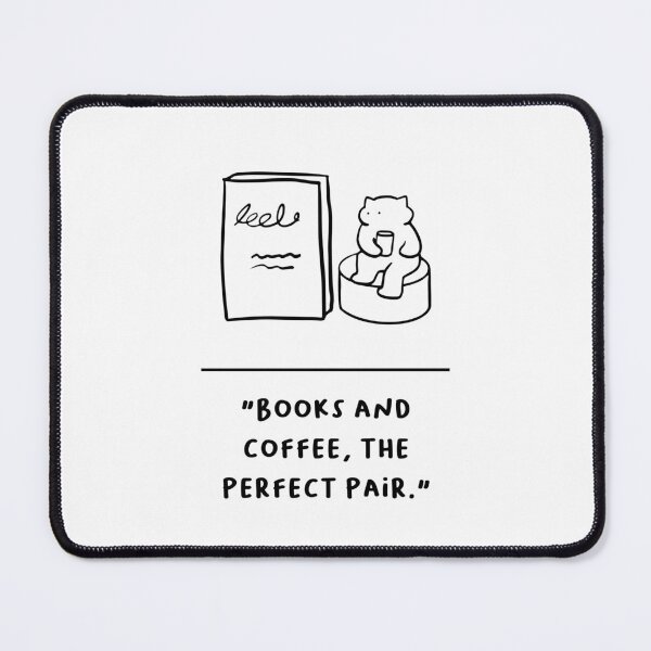 Item preview, "Books and Coffee, the Perfect Pair" designed and sold by RM-Journey.