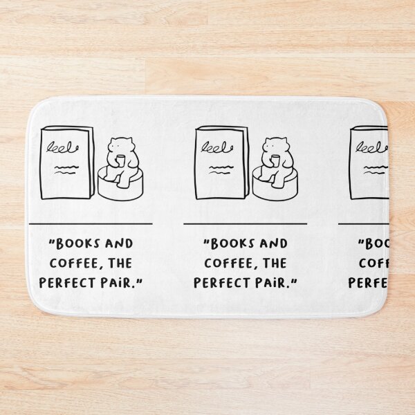 Item preview, "Books and Coffee, the Perfect Pair" designed and sold by RM-Journey.