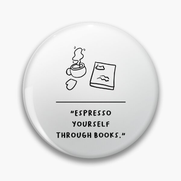 Item preview, "Espresso Yourself Through Books" designed and sold by RM-Journey.