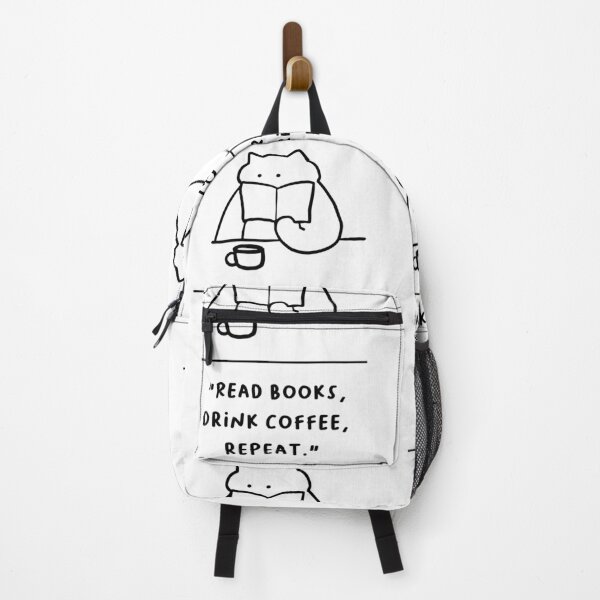 Item preview, "Read Books, Drink Coffee, Repeat" designed and sold by RM-Journey.