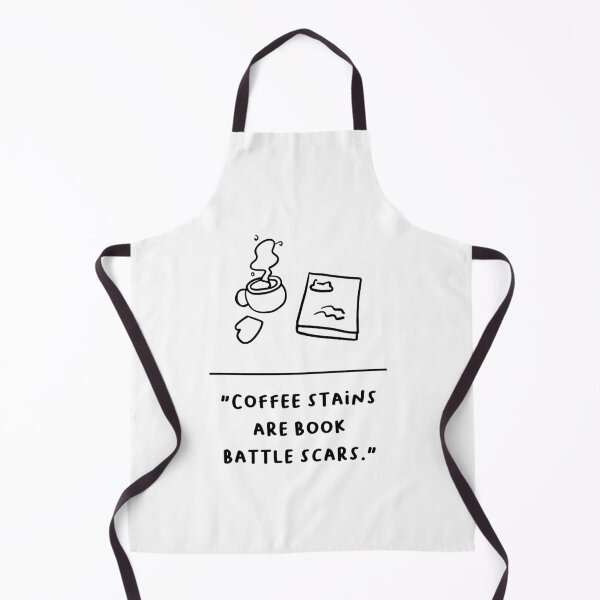 Item preview, "Coffee Stains Are Book Battle Scars" designed and sold by RM-Journey.