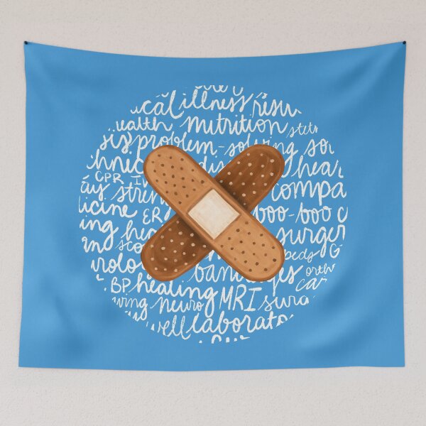 Item preview, Healthcare Worker Bandages designed and sold by Olivia Ossege.