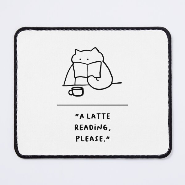 Item preview, "A Latte Reading, Please" designed and sold by RM-Journey.