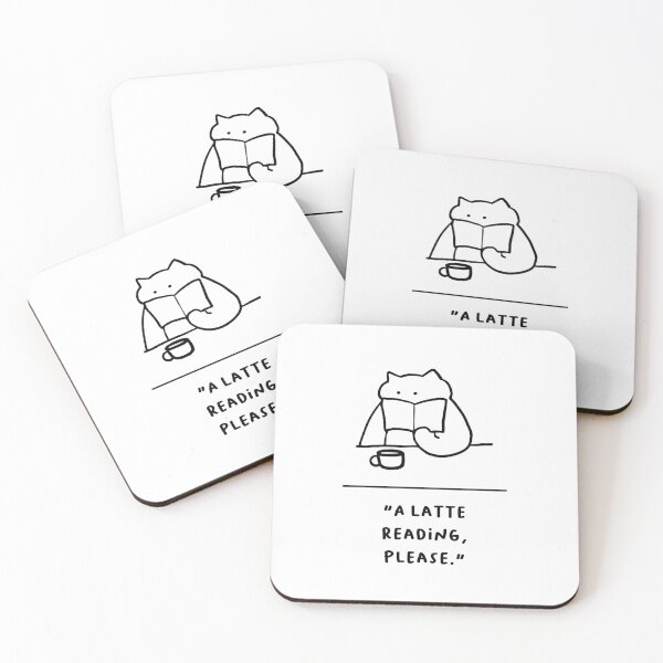 Item preview, "A Latte Reading, Please" designed and sold by RM-Journey.