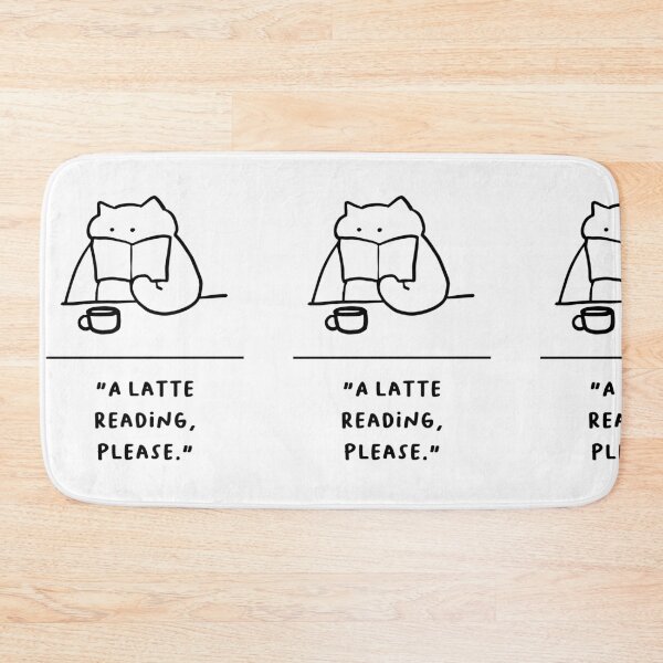 Item preview, "A Latte Reading, Please" designed and sold by RM-Journey.