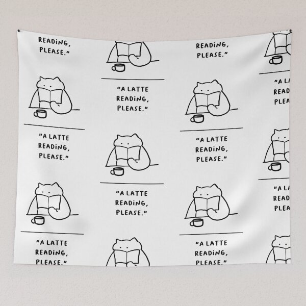 Item preview, "A Latte Reading, Please" designed and sold by RM-Journey.
