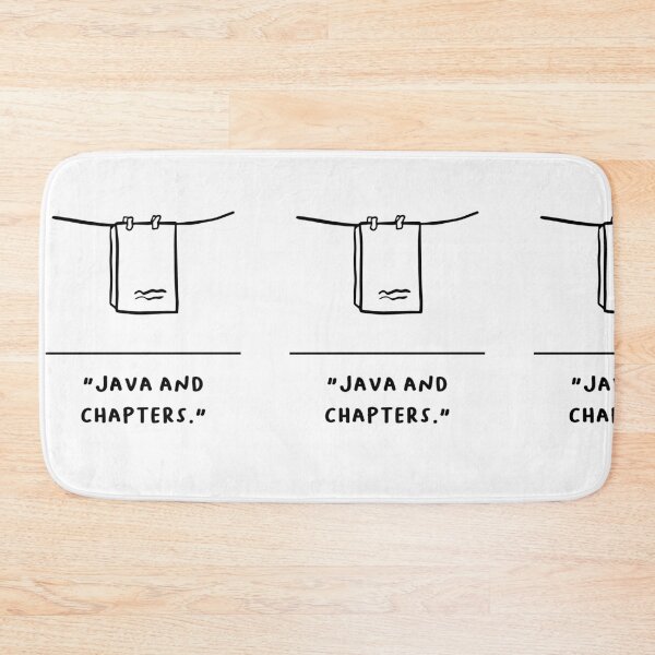 Item preview, "Java and Chapters" designed and sold by RM-Journey.