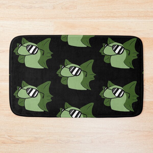 Item preview, Frilled Boy Summer - Frilled Lizard (Green)(Blacked Out Text) designed and sold by ClumsyPillbug.