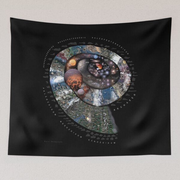 Item preview, **GERMAN** Nature Timespiral HD vertical black background! (*!!NOT ENGLISH - Deutsch) designed and sold by Pablo Carlos Budassi.