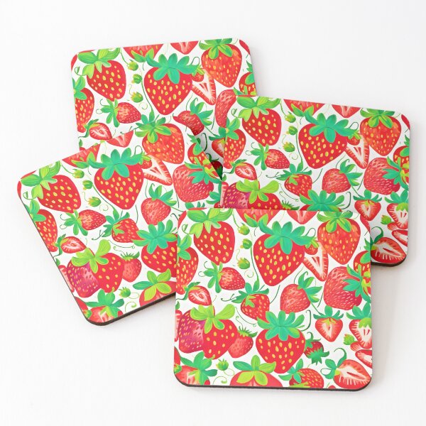 Item preview, Strawberry Swirl Pattern designed and sold by Health And Fitness Posts e-Store.