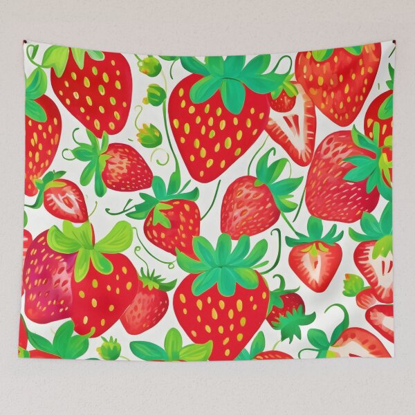 Item preview, Strawberry Swirl Pattern designed and sold by Health And Fitness Posts e-Store.