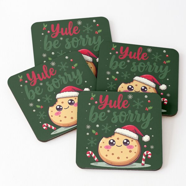 Item preview, Yule be sorry Christmas cookie designed and sold by southerndoll67.
