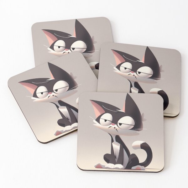 Item preview, Unamused Cat designed and sold by Solace Sparkles.