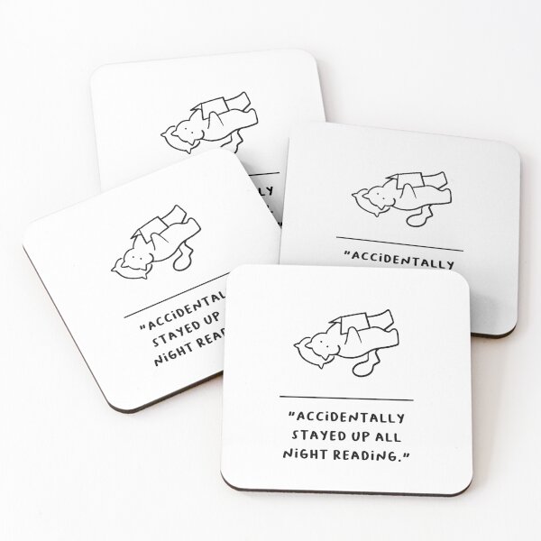 Item preview, "Accidentally Stayed Up All Night Reading" designed and sold by RM-Journey.