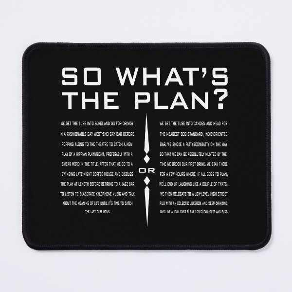 Item preview, Spaced - So What's The Plan? designed and sold by curseofkazar.