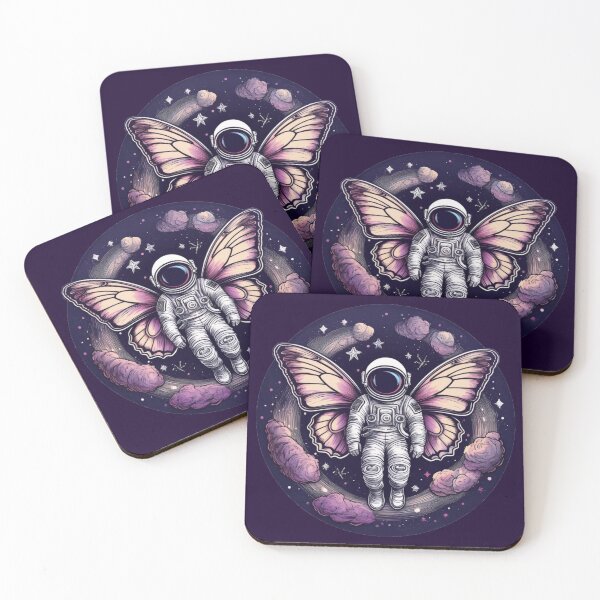 Item preview, Astronaut Unique Illustrative-Style Artwork designed and sold by Negative Vibes Only.
