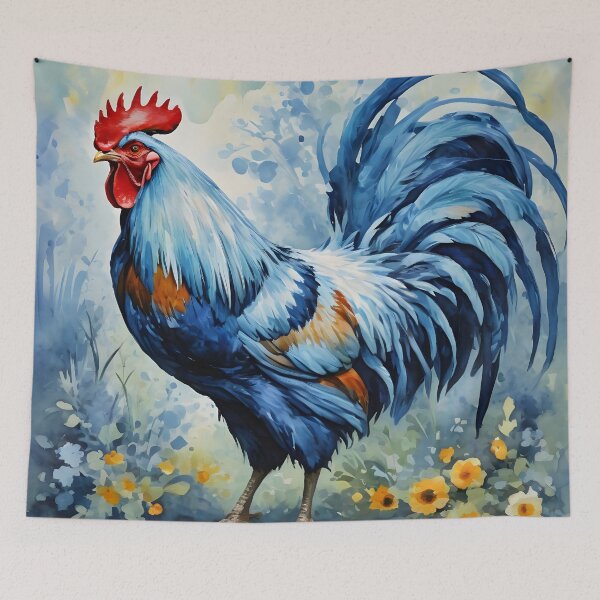 Item preview, Country Time Blue Rooster designed and sold by Paw's Arts.