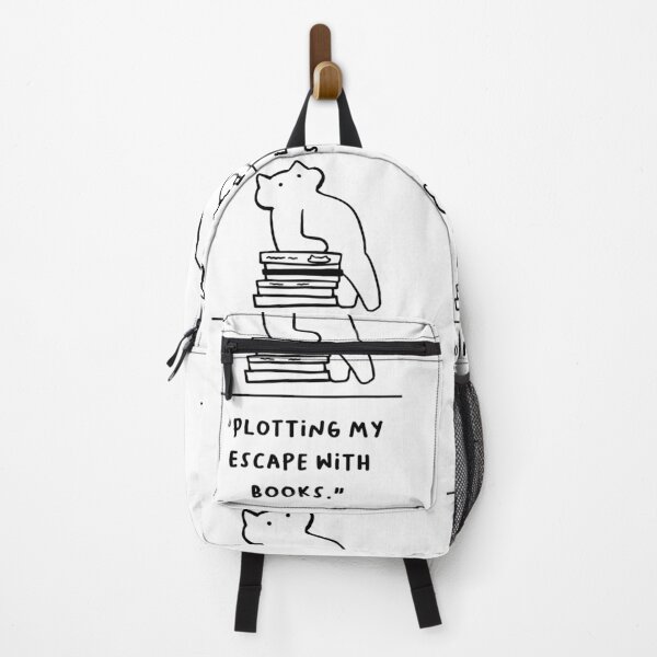 Item preview, "Plotting My Escape with Books" designed and sold by RM-Journey.