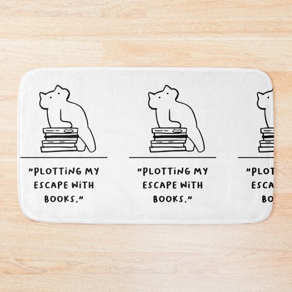 Item preview, "Plotting My Escape with Books" designed and sold by RM-Journey.