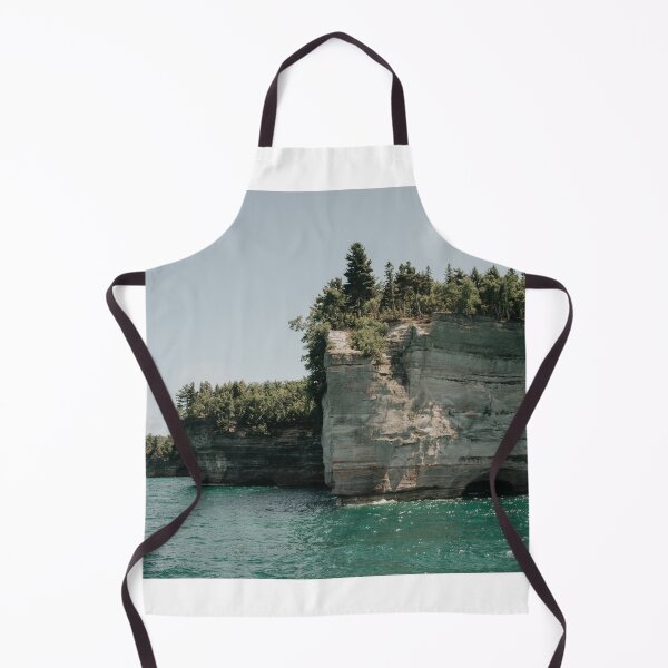Item preview, Battleship Rocks in Pictured Rocks National Lakeshore in Munising, Michigan designed and sold by LindsayVTravels.