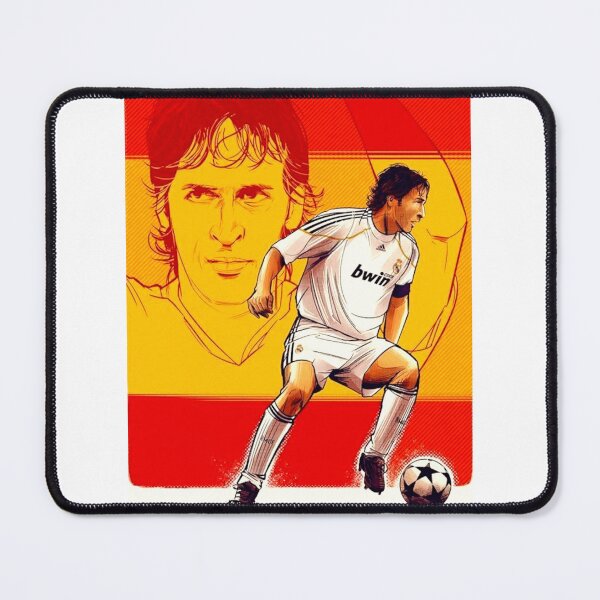 Item preview, Raul Gonzales Real Madrid Football designed and sold by Gandra8383.