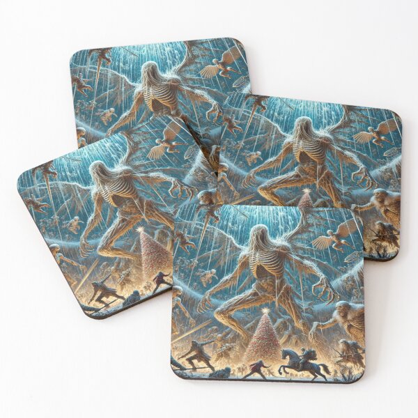 Item preview, Battle Beneath the Christmas Tree – Perfect Present designed and sold by Imaginarium of Chaos falcon88 .