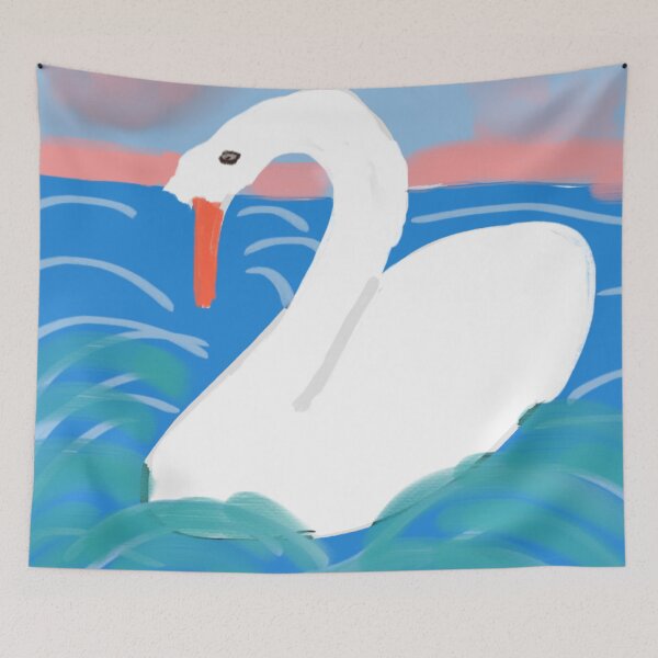 Item preview, Cyril The Swan designed and sold by pinkyjainpan.
