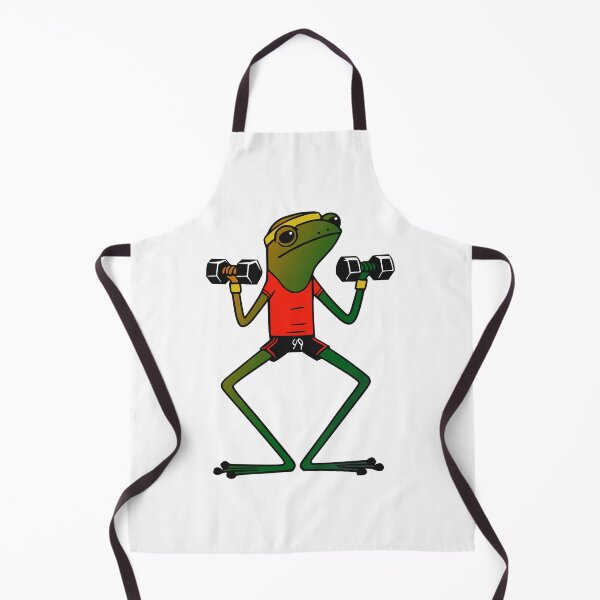 Item preview, Workout Frog: Skinny Fitness Humor designed and sold by 2Blue-Dots.