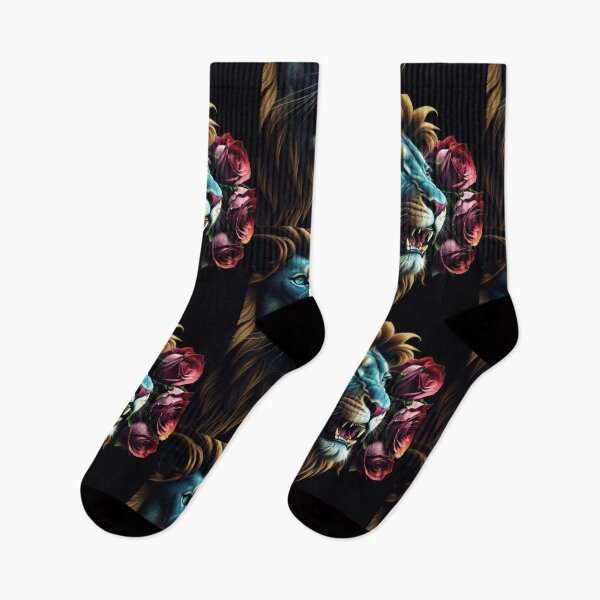 Item preview, Lion & Roses Art designed and sold by TheDarkWardrobe.
