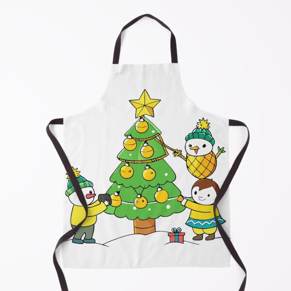 Item preview, Child Stacking Snowy Pineapples into a Festive Tree Shape designed and sold by omerfdln34.