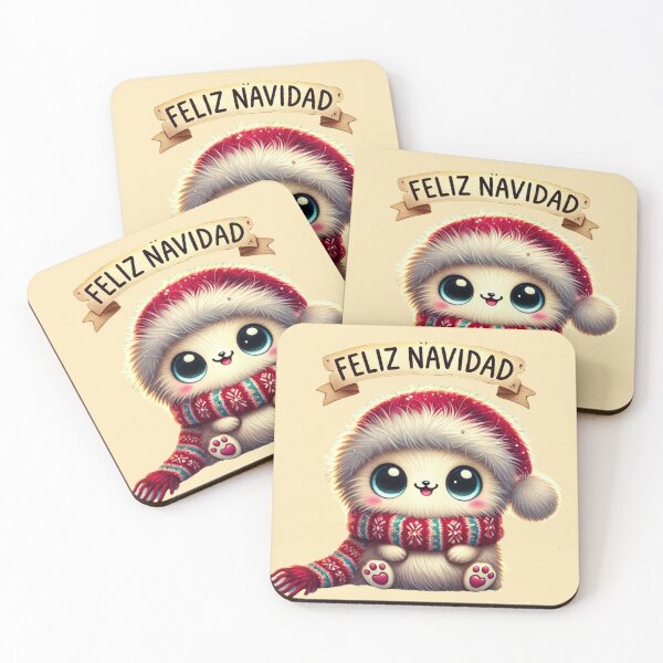 Item preview, MERRY CHRISTMAS KAWAII DESIGN designed and sold by La Loca.
