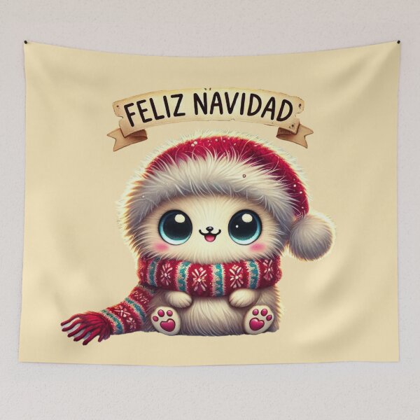 Item preview, MERRY CHRISTMAS KAWAII DESIGN designed and sold by La Loca.