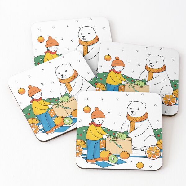 Item preview, Child Wrapping Oranges, Pears, and Plums in Festive Foil designed and sold by omerfdln34.