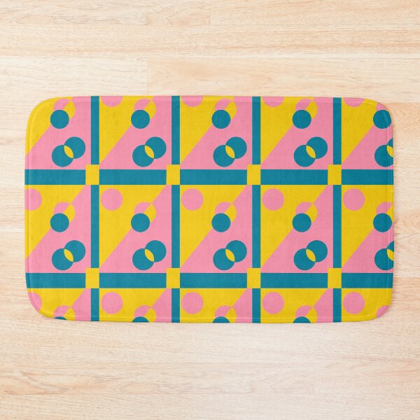 Item preview, Pink Yellow Teal abstract designed and sold by MailboxJim.