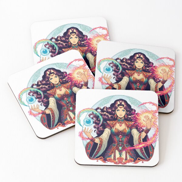 Item preview, Arcane Sorceress Fire and Water. designed and sold by JonelleTshirts.