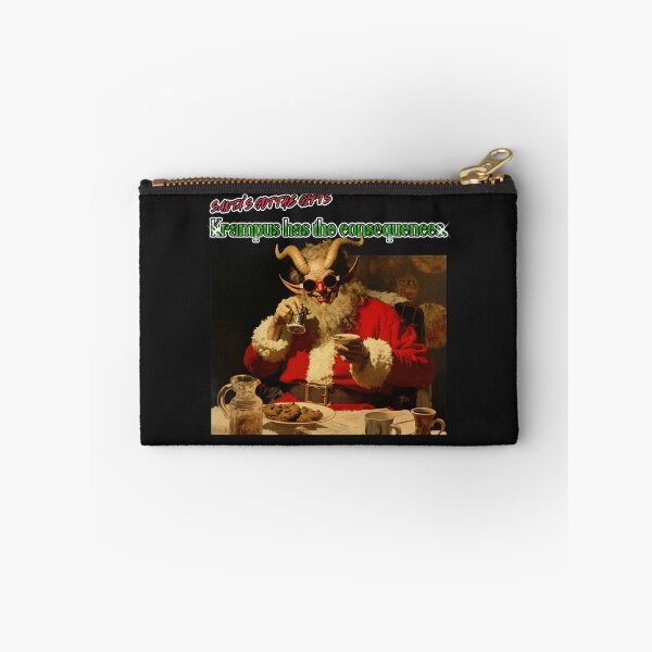 Artikelvorschau, Der Weihnachtsmann hat die Geschenke, der Krampus die Konsequenzen entworfen und verkauft von SyTcreations.