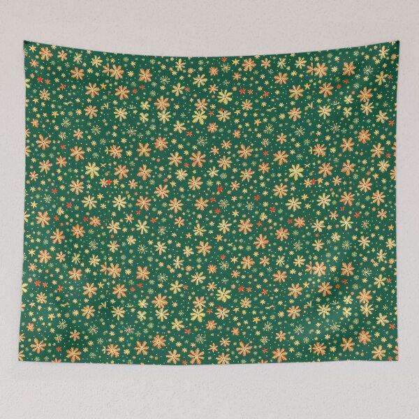 Item preview, Golden snowflake pattern designed and sold by Fab-Haven.