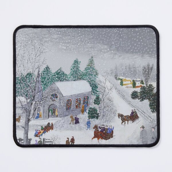 Item preview, Grandma Moses - Winter And Holiday Charm designed and sold by irynaartbyim.