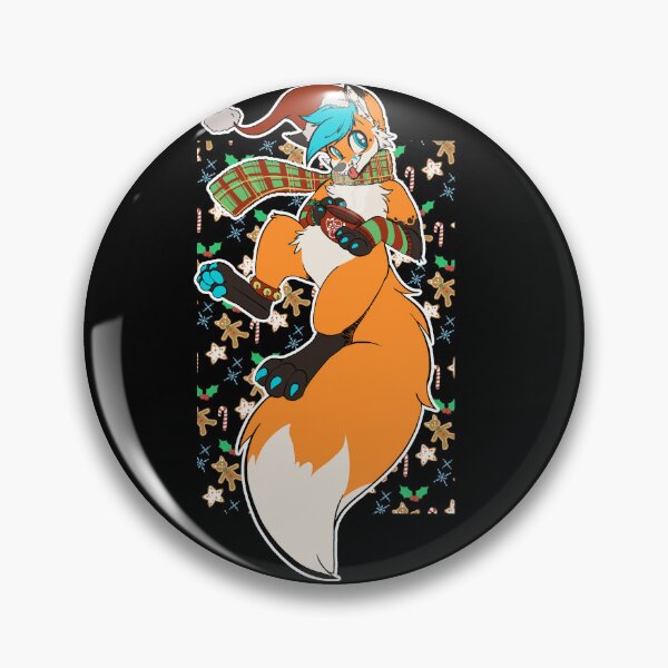 Item preview, Cute Christmas Furry Fox designed and sold by Bleppyfox Creations.