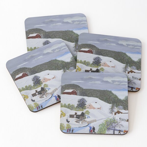 Artikelvorschau, Grandma Moses - Winter- und Feiertagszauber entworfen und verkauft von irynaartbyim.