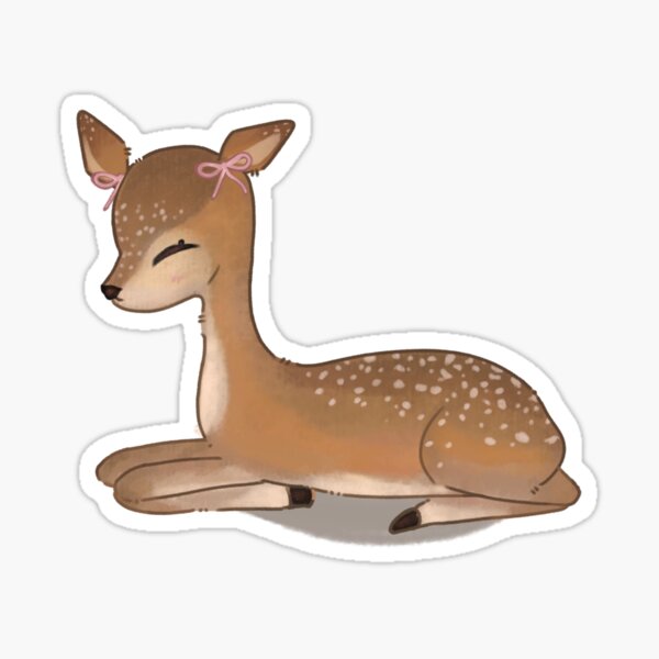 Item preview, cute deer with bows !! designed and sold by Uaaaaaaaah.