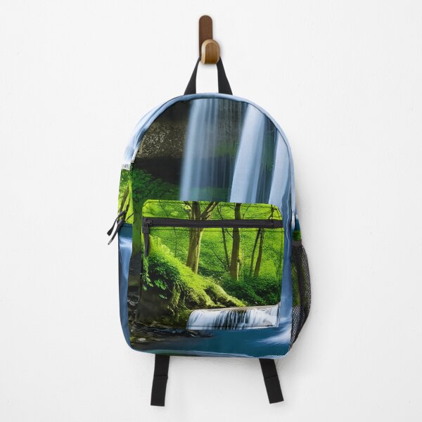 Item preview, waterfall in the green forest or green jungle 2 designed and sold by AA-designstore.