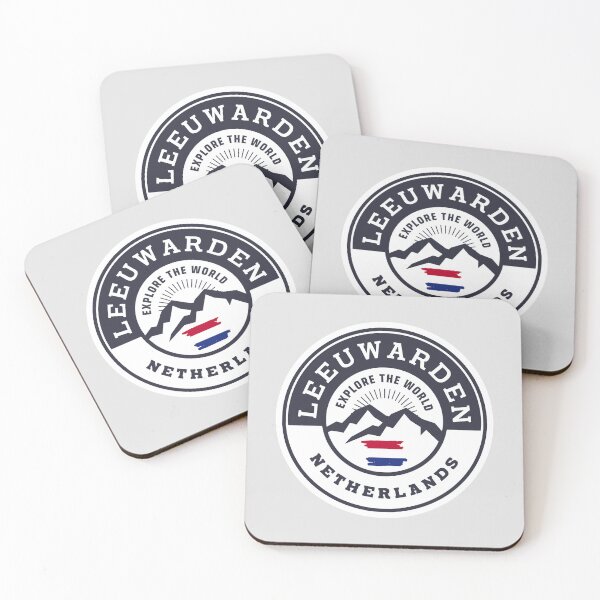 Item preview, Leeuwarden Netherlands Black and White Crest designed and sold by World Designs.