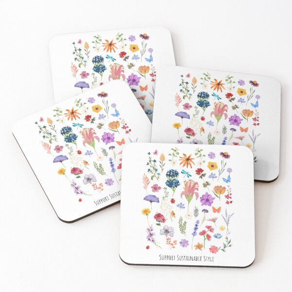 Item preview, Support Sustainable Style (Floral) designed and sold by Hunnypie.