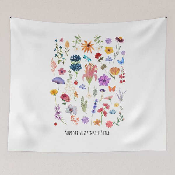 Item preview, Support Sustainable Style (Floral) designed and sold by Hunnypie.