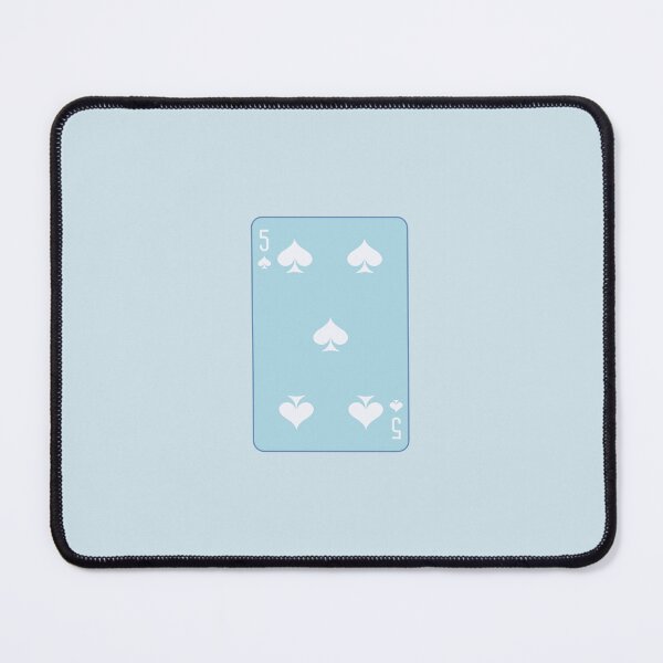 Item preview, Blue Five of Spades Playing Card designed and sold by violettebubble.